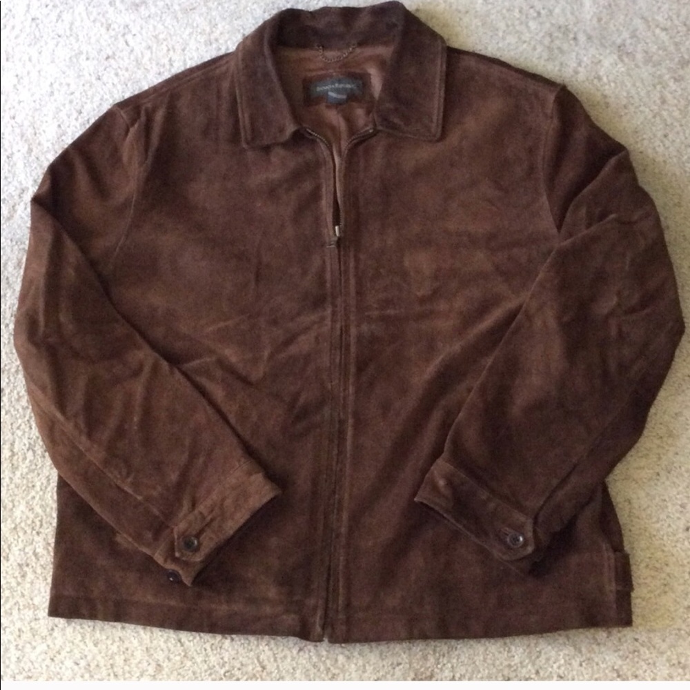 Banana Republic Suede Bomber Jacket